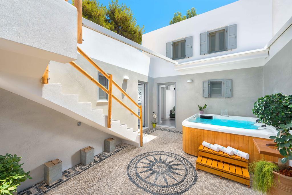 Lindos Shore Summer House With Jacuzzi And Sea View !!! Экстерьер фото