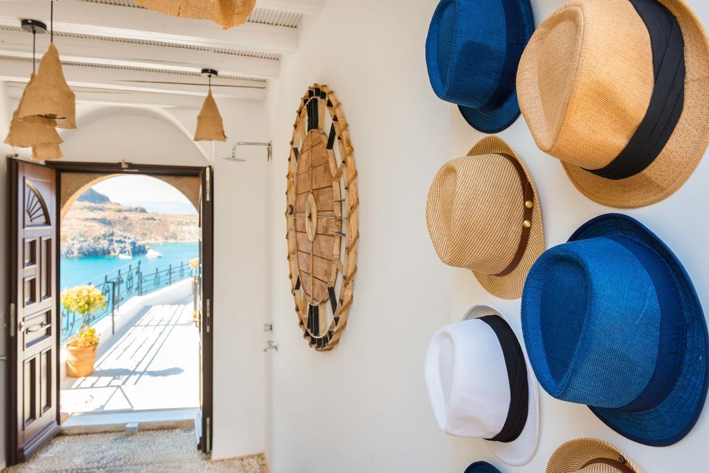 Lindos Shore Summer House With Jacuzzi And Sea View !!! Экстерьер фото